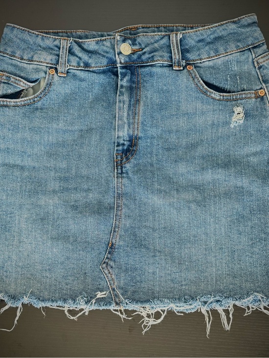 wild fable Dresses & Skirts - Wild Fable Distressed Denim
Mini Skirt - Size Small 🐝
